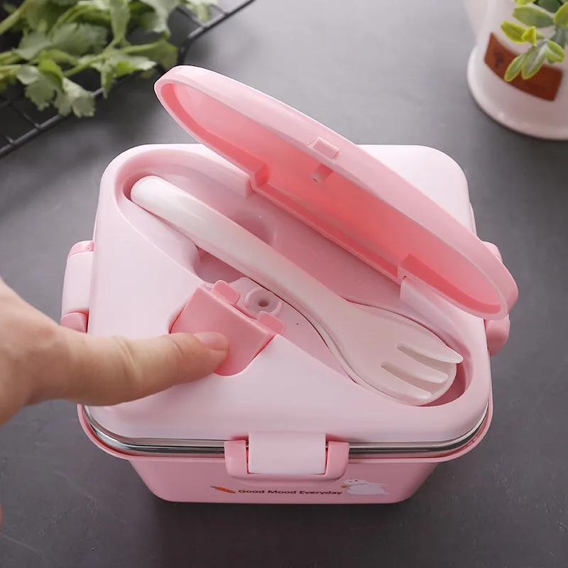 500ml Cartoon Stainless Steel Lunch Box Kids Leakproof Bento Portable Food Container for Kids Picnic School Send Tableware
500ml Cartoon Stainless Steel Lunch Box Kids Leakproof Bento Portable Food Container for Kids Picnic School Send Tableware