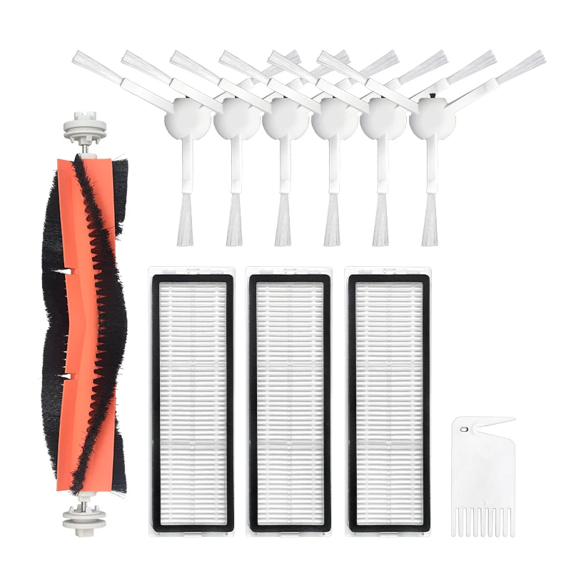 11Pcs Main Brush Side Brush Filter Cleaning Tool, Used for Xiaomi Dreame F9 Robot Vacuum Cleaner Parts Accessories
11Pcs Main Brush Side Brush Filter Cleaning Tool, Used for Xiaomi Dreame F9 Robot Vacuum Cleaner Parts Accessories