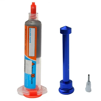1PCS MECHANIC xgz40 XG-z40 Solder Flux Solder Paste withAluminium Alloy Needle Syringe Push Rod Detection Tube Piston
1PCS MECHANIC xgz40 XG-z40 Solder Flux Solder Paste withAluminium Alloy Needle Syringe Push Rod Detection Tube Piston