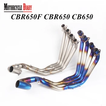 CBR650F CBR650 CB650 Motorcycle Exhaust Slip-On Front Link Pipe Escape Moto Full System Moveable Connect For Honda- CBR 650R 650
CBR650F CBR650 CB650 Motorcycle Exhaust Slip-On Front Link Pipe Escape Moto Full System Moveable Connect For Honda- CBR 650R 650