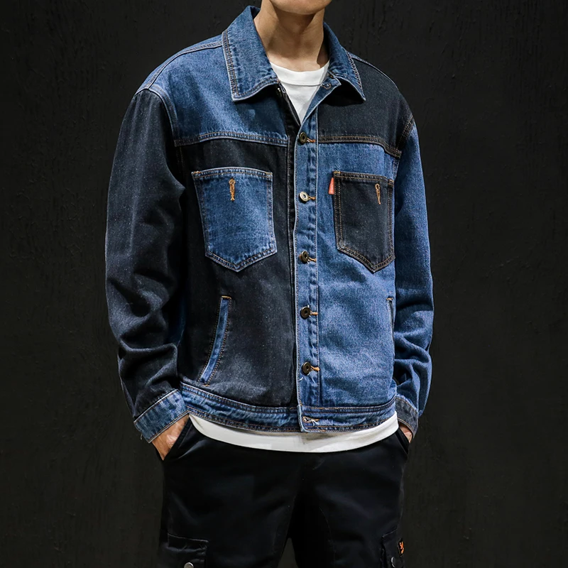 FUGOISM 2019 New Arrival Denim Jacket Men Washed Patchwork Cowboy Stand Collar Hip Hop Ripped Street Designer Men Jeans Coat
FUGOISM 2019 New Arrival Denim Jacket Men Washed Patchwork Cowboy Stand Collar Hip Hop Ripped Street Designer Men Jeans Coat
