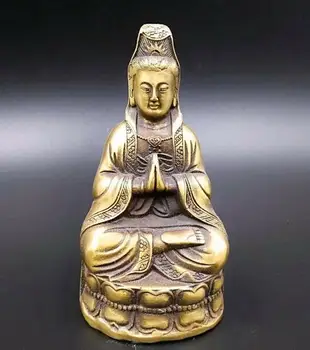 Chinese Antique Brass Liantai Guanyin Buddha statue Qianlong Year
Chinese Antique Brass Liantai Guanyin Buddha statue Qianlong Year