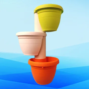 3 Pcs Drain Pipe Flower Pots Tubs Gutter Downspout Flowerpot for Plants and Flowers (Size S)
3 Pcs Drain Pipe Flower Pots Tubs Gutter Downspout Flowerpot for Plants and Flowers (Size S)