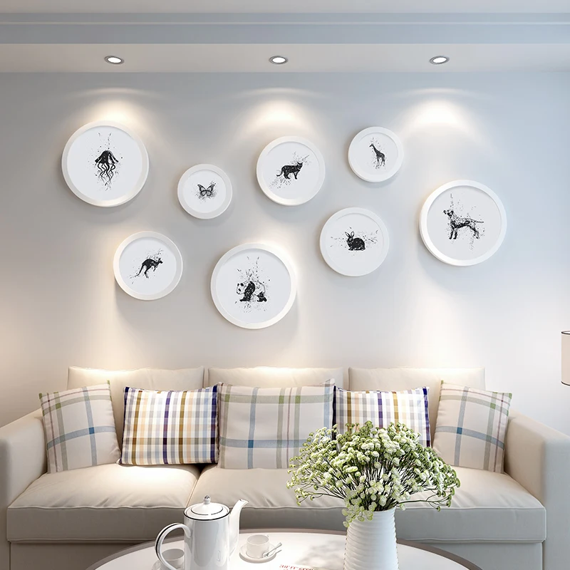 8 Pcs/set Round Simple Photo Frame Combination Wooden Picture Frames Set For Home Decor Quality Sofa Background Frame For Photo
8 Pcs/set Round Simple Photo Frame Combination Wooden Picture Frames Set For Home Decor Quality Sofa Background Frame For Photo