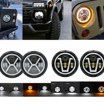 7inch LED Headlights For Jeep Wrangler for Land Rover Defender for Nissan Patrol Y60 Hummer H1&H2 urban Niva 4X4 Suzuki samurai
7inch LED Headlights For Jeep Wrangler for Land Rover Defender for Nissan Patrol Y60 Hummer H1&H2 urban Niva 4X4 Suzuki samurai