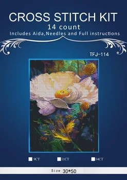 new Embroidery Counted Cross Stitch Kits Needlework - Crafts 14 ct DMC DIY Arts Handmade Decor -White flowers
new Embroidery Counted Cross Stitch Kits Needlework - Crafts 14 ct DMC DIY Arts Handmade Decor -White flowers