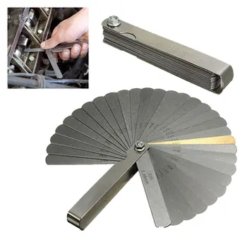 Vehemo Measuring Tool Stainless-Steel SAE Measuring Tool Feeler Gap Metric Filler Gauge Gauges Dual Marked Convenient Rulers
Vehemo Measuring Tool Stainless-Steel SAE Measuring Tool Feeler Gap Metric Filler Gauge Gauges Dual Marked Convenient Rulers