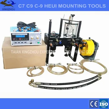 diesel fuel C7 C9 C-9 3126B HEUI mounting tools on test bench 
diesel fuel C7 C9 C-9 3126B HEUI mounting tools on test bench
