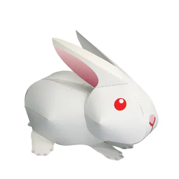 Little White Rabbit Folding Cutting Mini Cute 3D Paper Model Papercraft Pet Animal Figure DIY Kids Adult Craft Toys QD-058
Little White Rabbit Folding Cutting Mini Cute 3D Paper Model Papercraft Pet Animal Figure DIY Kids Adult Craft Toys QD-058