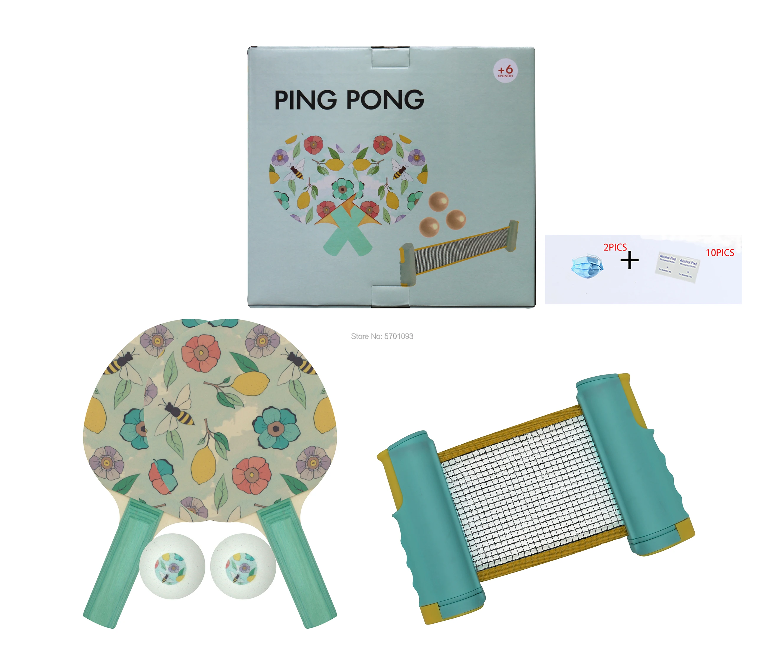 ping pong PSF005 Professional Table Tennis Sports Trainning Set Racket Blade Mesh Net Ping Pong Student Sports Equipment Simple
ping pong PSF005 Professional Table Tennis Sports Trainning Set Racket Blade Mesh Net Ping Pong Student Sports Equipment Simple