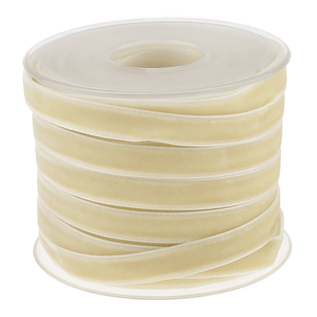 20 Yard 10mm Wide Velvet Ribbon Roll For Wedding Party Decoration Crafts 20 Yard 10mm Wide Velvet Ribbon Roll For Wedding Party Decoration Crafts