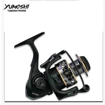 YUMOSHI XC 1000-7000 Fishing Reel EVA Handle Gapless Metal Spool Carp Bait Casting Feeder Super Power Bass Pike Spinning Reels
YUMOSHI XC 1000-7000 Fishing Reel EVA Handle Gapless Metal Spool Carp Bait Casting Feeder Super Power Bass Pike Spinning Reels