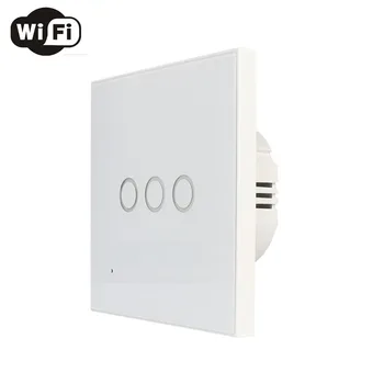 EU 3Gang Wall Wifi Light Switch Glass Panel Touch LED Lights Switch for Smart Home Wireless Remote Switch Control
EU 3Gang Wall Wifi Light Switch Glass Panel Touch LED Lights Switch for Smart Home Wireless Remote Switch Control