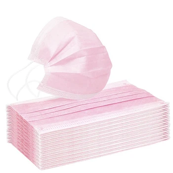 10-200pcs Pcs Pink Disposable mask Non-woven 3-layer Face Mask Breathable Gauze Mask With Elastic Earband Pink Face Mouth Mask
10-200pcs Pcs Pink Disposable mask Non-woven 3-layer Face Mask Breathable Gauze Mask With Elastic Earband Pink Face Mouth Mask
