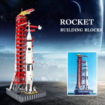 NEW Space Apollo Saturn-V Launch Umbilical Tower MOC Technic Building Blocks 21309 building blocks kids toys gifts
NEW Space Apollo Saturn-V Launch Umbilical Tower MOC Technic Building Blocks 21309 building blocks kids toys gifts