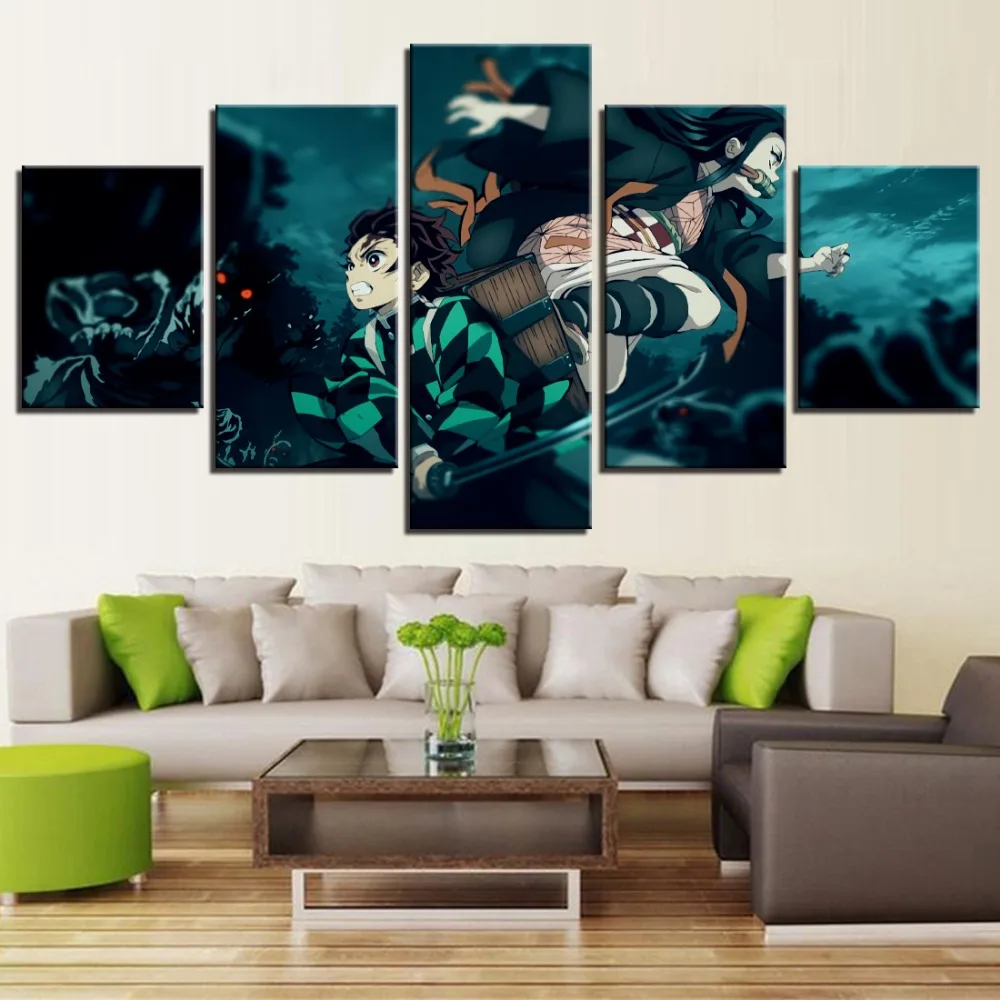 Hd Print Modular Painting 5 Piece Swordsman Anime Boy Picture Demon Slayer Kimetsu No Yaiba Canvas Wall Art Home Decor Frame Pos
Hd Print Modular Painting 5 Piece Swordsman Anime Boy Picture Demon Slayer Kimetsu No Yaiba Canvas Wall Art Home Decor Frame Pos