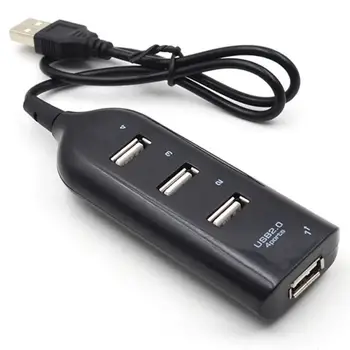 4 Ports High Speed USB 2.0 Hub Extension Splitter Adapter for PC Computer Laptop 
4 Ports High Speed USB 2.0 Hub Extension Splitter Adapter for PC Computer Laptop