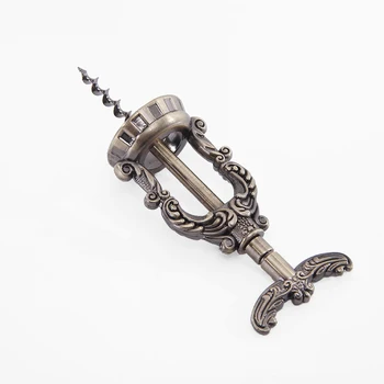 Retro Style Corkscrew for Wine Professional Zinc Alloy Bottle Opener Kitchen Bar Tools Cork Remover
Retro Style Corkscrew for Wine Professional Zinc Alloy Bottle Opener Kitchen Bar Tools Cork Remover