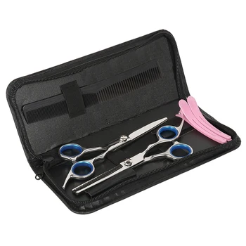 Salon Hair Cutting Professional 6'' Thinning Barber Shears With Comb Set Hairdressing Tool Hair Thinning Scissor 
Salon Hair Cutting Professional 6'' Thinning Barber Shears With Comb Set Hairdressing Tool Hair Thinning Scissor