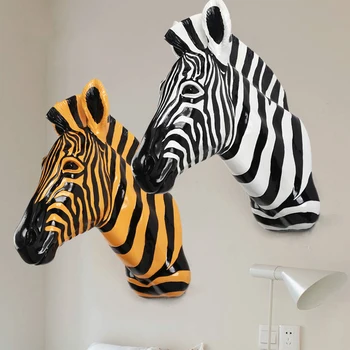 CREATIVE SIMULATION ZEBRA HEAD FIGURINE WALL DECORATION 3D ANIMAL RESIN HORSE ART SCULPTURE HOME WALL HANGING DECORATION R2685
CREATIVE SIMULATION ZEBRA HEAD FIGURINE WALL DECORATION 3D ANIMAL RESIN HORSE ART SCULPTURE HOME WALL HANGING DECORATION R2685