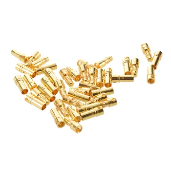 20 pairs 3.5 mm Gold-plated Banana Plugs Engine Electronic Connectors
20 pairs 3.5 mm Gold-plated Banana Plugs Engine Electronic Connectors