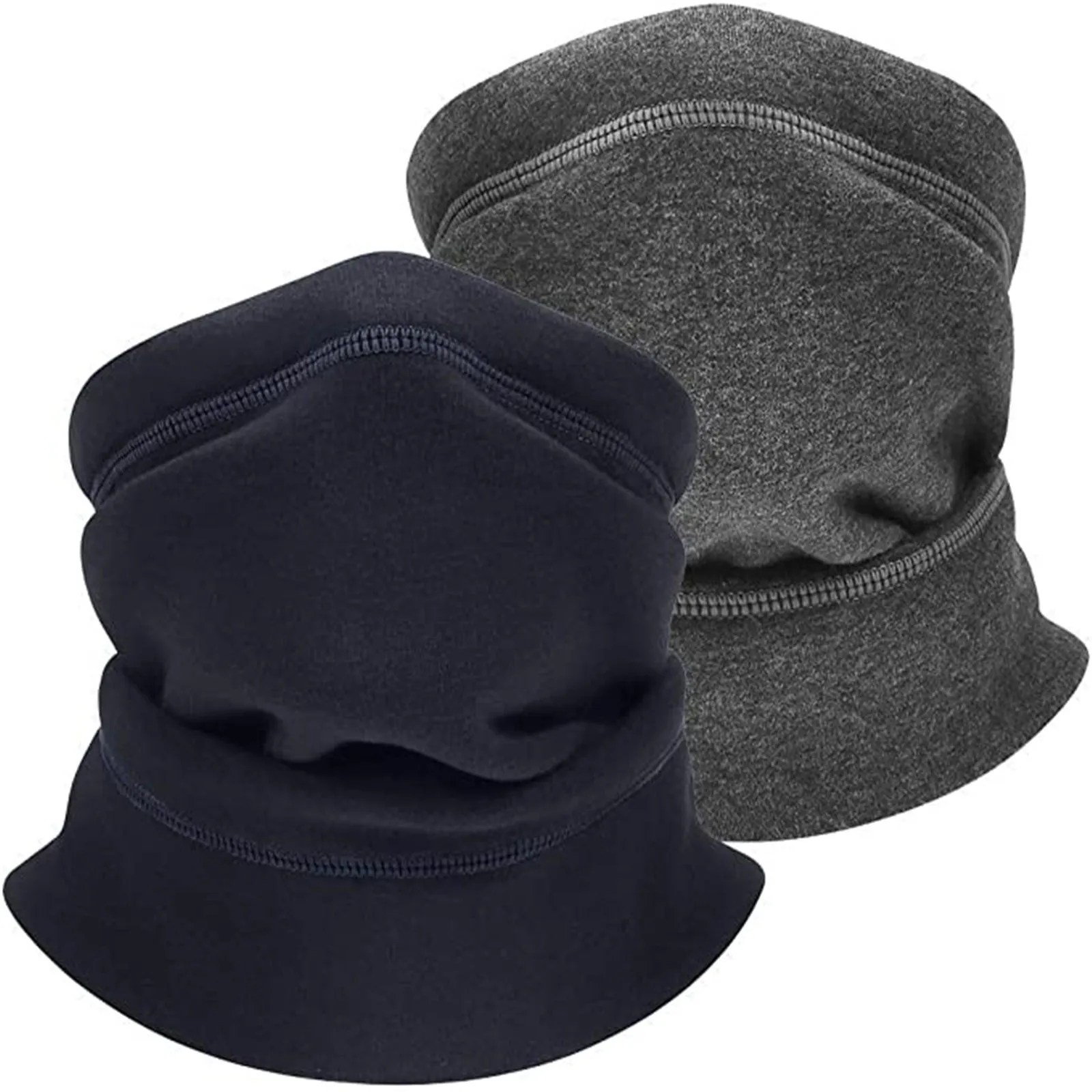 New Women's and Men's Winter Loop Scarf Unisex Warm Fine Knit Woven Patterned Soft Fleece Lined MultifunctionalTube |