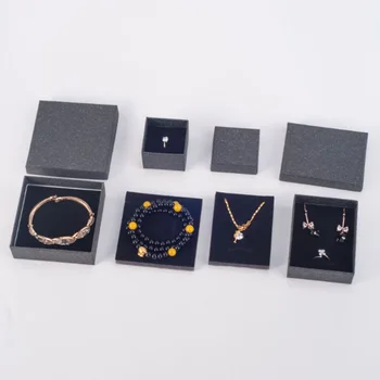Necklace Bracelet Ring Display Gift Boxes Retro Black Grey Paper Wedding Custom Jewellery Box The Price Doesn't Include Jewelry
Necklace Bracelet Ring Display Gift Boxes Retro Black Grey Paper Wedding Custom Jewellery Box The Price Doesn't Include Jewelry