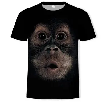 2019 summer Men's brand clothing O-Neck short sleeve animal T-shirt monkey/lion 3D Digital Printed T shirt Homme large size 6xl
2019 summer Men's brand clothing O-Neck short sleeve animal T-shirt monkey/lion 3D Digital Printed T shirt Homme large size 6xl