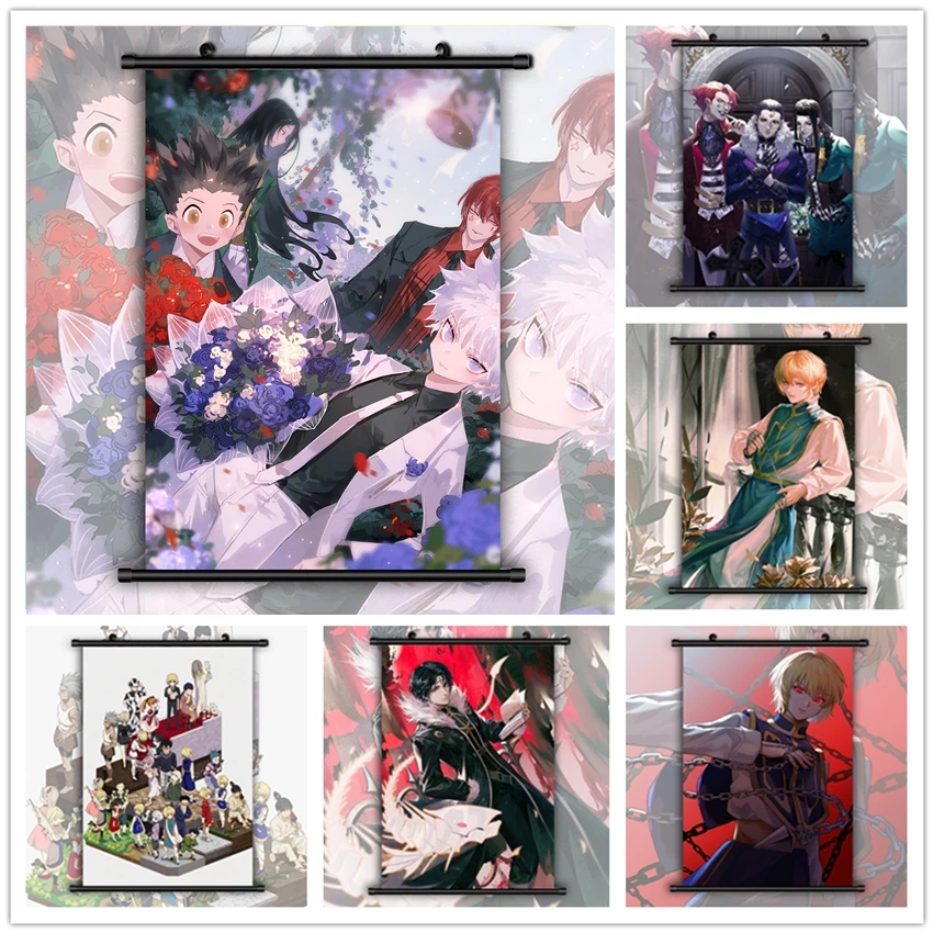 Настенный постер Hunter x Hisoka Illumi Gon Freecss Killua Zoldyck HD | Дом и сад