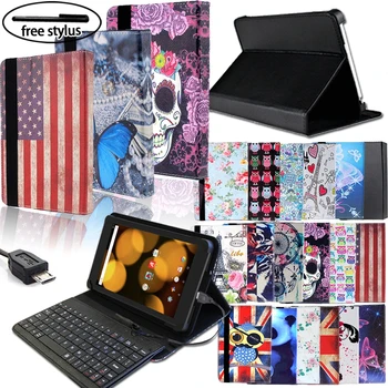 Wired Keyboard Tablet PU Leather Case Stand Cover Suitable for Argos Alba/Argos Bush Multicolor Foldable Tablet Protective Case
Wired Keyboard Tablet PU Leather Case Stand Cover Suitable for Argos Alba/Argos Bush Multicolor Foldable Tablet Protective Case