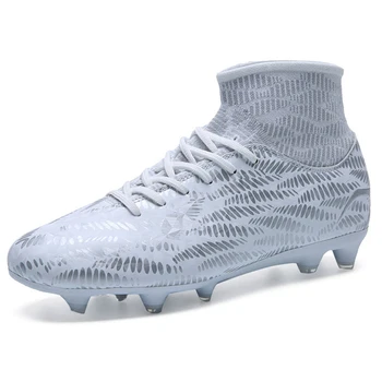 TaoBo Turf High Ankle Soccer Shoes for Men Women Kid Long Spikes Outdoor Soccer Training Boots Sneakers EU Size 36~45
TaoBo Turf High Ankle Soccer Shoes for Men Women Kid Long Spikes Outdoor Soccer Training Boots Sneakers EU Size 36~45