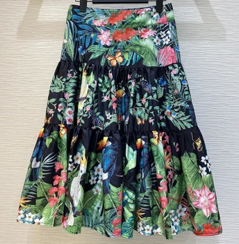 runway designer 2020 summer women printed pleated skirts female high waist eleagnt skirt s172 
runway designer 2020 summer women printed pleated skirts female high waist eleagnt skirt s172