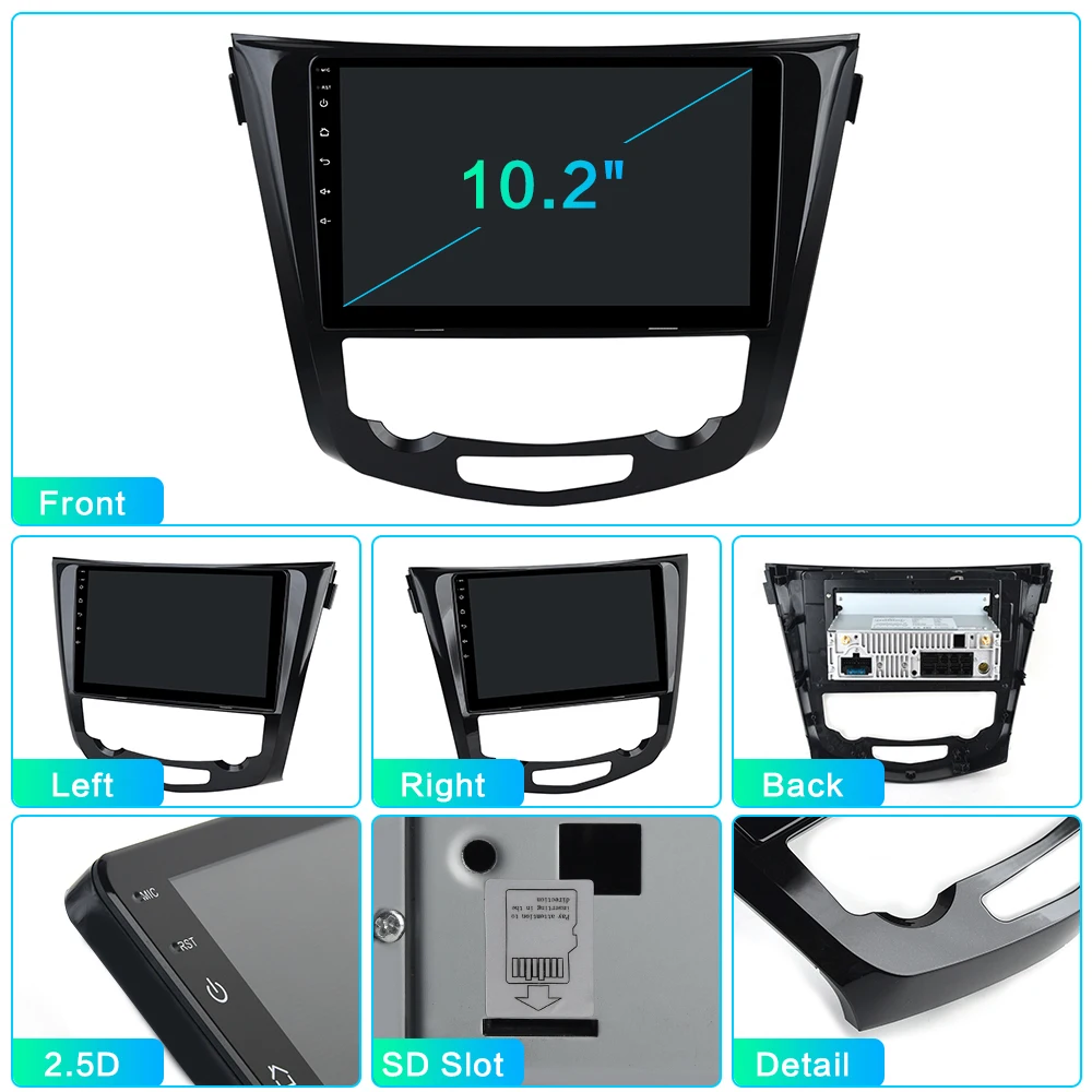 Top Android 9.0 Car Radio 2 Din GPS Navi for Nissan X-Trail J11 Qashqai Rouge 2014 -2018 PX6 DSP IPS Screen 4Gb+64Gb RDS WIFI BT 6 Top Android 9.0 Car Radio 2 Din GPS Navi for Nissan X-Trail J11 Qashqai Rouge 2014 -2018 PX6 DSP IPS Screen 4Gb+64Gb RDS WIFI BT 6
