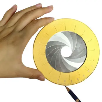 Whosale&Dropship/Portable Stainless Steel Round Ruler Circle Drawing Tool Adjustable Measurement Ring Rulers Geometric Tool
Whosale&Dropship/Portable Stainless Steel Round Ruler Circle Drawing Tool Adjustable Measurement Ring Rulers Geometric Tool