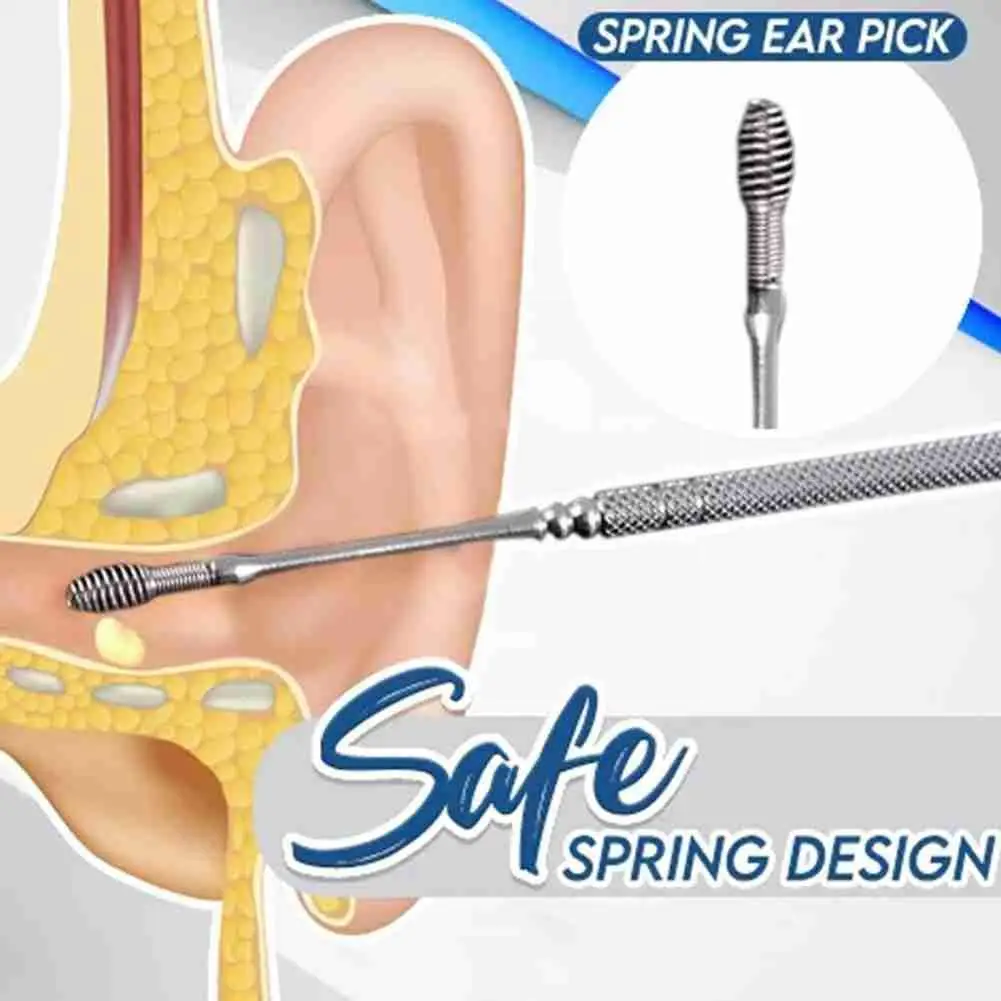 1PC Ear Wax Remove Tool Ear Pick Cleaning Tools Portable Wax Wax Remover Ear Multi-function Pickers Steel Earpick S6L3
1PC Ear Wax Remove Tool Ear Pick Cleaning Tools Portable Wax Wax Remover Ear Multi-function Pickers Steel Earpick S6L3