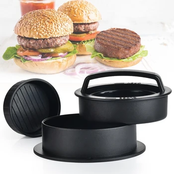Manual Hamburger Forms Presses 80pcs 11cm Patty Oilproof Paper Non-Stick Burger Press Kit Forms Molds Meat Tools Kitchen Gadgets