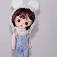 1/12 BJD Doll 15cm Mini Resin Girl Doll with Full Set Outfits Handpainted Face Makeup Lovely Toys
1/12 BJD Doll 15cm Mini Resin Girl Doll with Full Set Outfits Handpainted Face Makeup Lovely Toys