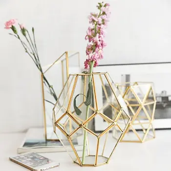 1Pc Light Luxury Glass Geometric Vase Storage Tank Home Decor Jewelry Collection
1Pc Light Luxury Glass Geometric Vase Storage Tank Home Decor Jewelry Collection
