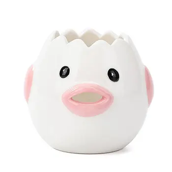 Cute chicken ceramic egg white separator creative egg separator egg yolk protein separator filter baking tool
Cute chicken ceramic egg white separator creative egg separator egg yolk protein separator filter baking tool