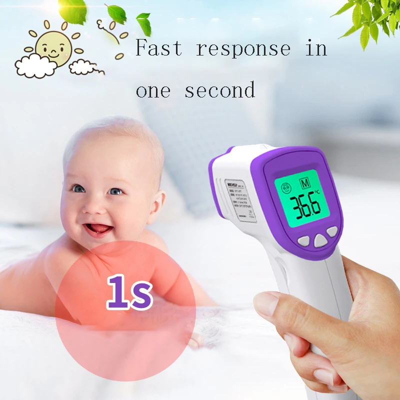 CE Thermometer Digital Infrared Thermometer Gun Non-contact LCD displayTemperature Measurement Baby Thermometer Adult Digital
CE Thermometer Digital Infrared Thermometer Gun Non-contact LCD displayTemperature Measurement Baby Thermometer Adult Digital