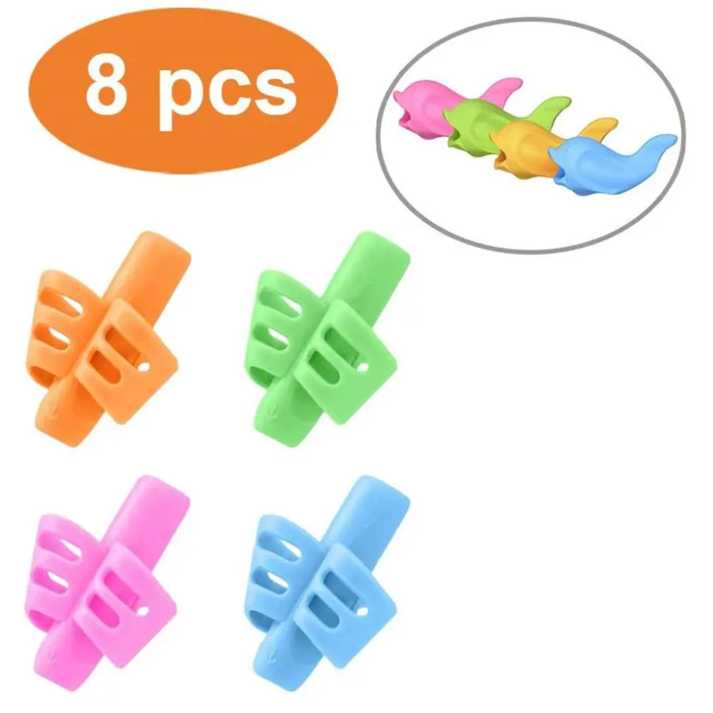 8pcs Silicone Children Grasping Pen Tool Holding Pencil Students Hold Pen Writing Posture Correction With Posture Toys
8pcs Silicone Children Grasping Pen Tool Holding Pencil Students Hold Pen Writing Posture Correction With Posture Toys