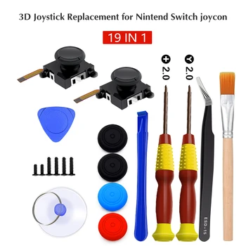 Analog Joystick Replacement for Nintend Switch Sensor Module Repair Tool Joycon Repair Kit Thumb Stick Caps for Nintendo Switch
Analog Joystick Replacement for Nintend Switch Sensor Module Repair Tool Joycon Repair Kit Thumb Stick Caps for Nintendo Switch