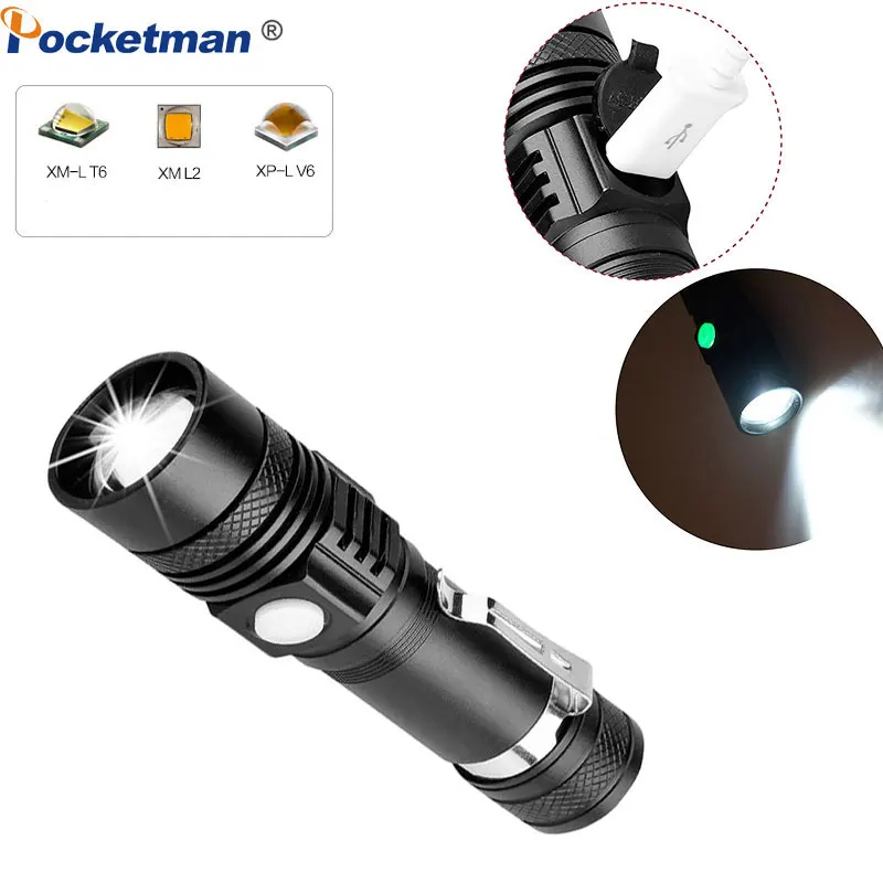 LED torch T6/L2/V6 Power Tips Zoomable Bicycle Light 18650 Rechargeable flashlight USB linterna Bright LED Lamp Long life-span
LED torch T6/L2/V6 Power Tips Zoomable Bicycle Light 18650 Rechargeable flashlight USB linterna Bright LED Lamp Long life-span