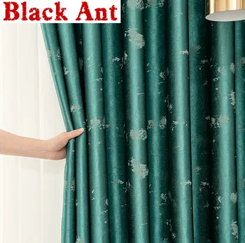 Peacocks Blue Jacquard Blackout Curtains Bedroom Modern European Light Luxury Solid Color Window Drapes for Living room X753#4
Peacocks Blue Jacquard Blackout Curtains Bedroom Modern European Light Luxury Solid Color Window Drapes for Living room X753#4