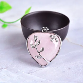 1PC Natural Stone Crystal Heart Pendant Rose Quartz Opal Amethyst Colourful Fashion Simple For Men Women Jewelry
1PC Natural Stone Crystal Heart Pendant Rose Quartz Opal Amethyst Colourful Fashion Simple For Men Women Jewelry