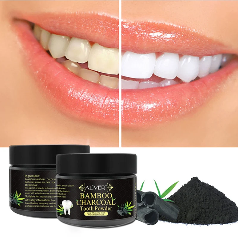 70g Teeth Whitening Powder Coconut Shells Daily Use Activated Bamboo Charcoal Powder Tooth Scaling Powder Tartar Stain Removal
70g Teeth Whitening Powder Coconut Shells Daily Use Activated Bamboo Charcoal Powder Tooth Scaling Powder Tartar Stain Removal