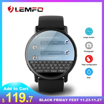 LEMFO LEM X 4G Smart Watch Android 7.1 With 8MP Camera GPS 2.03 inch Screen 900Mah Battery Sport Business Strap For Men
LEMFO LEM X 4G Smart Watch Android 7.1 With 8MP Camera GPS 2.03 inch Screen 900Mah Battery Sport Business Strap For Men