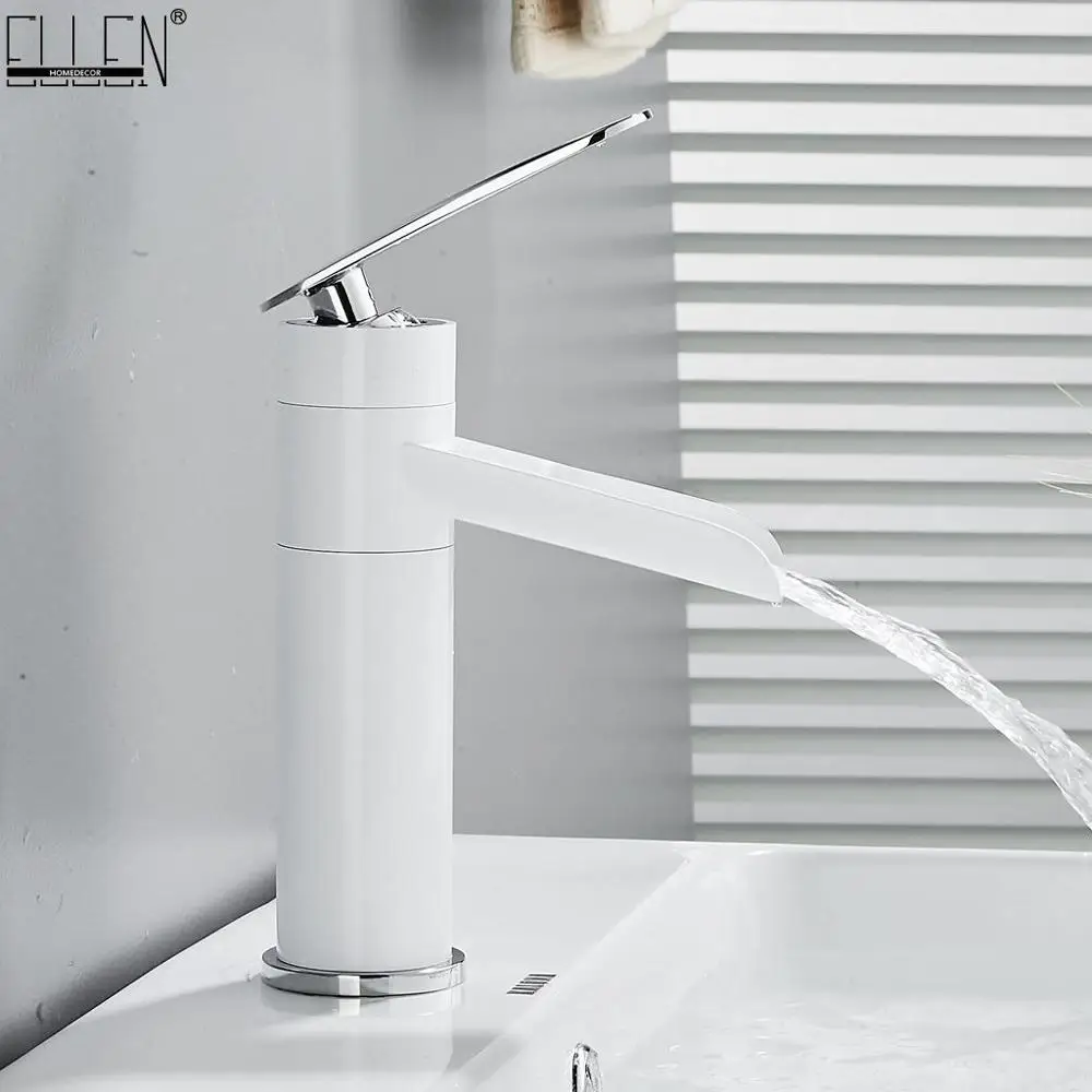 Vidric Deck Mounted Hot Cold Mixer Faucets Bathroom Basin Sink Tap White Crane Faucet Mixer Waterfall Water Tap EL1418W
Vidric Deck Mounted Hot Cold Mixer Faucets Bathroom Basin Sink Tap White Crane Faucet Mixer Waterfall Water Tap EL1418W
