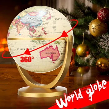 12cm Retro Globe 360 Rotating Earth World Ocean Map Ball Antique Desktop Geography Learning Education Home School Decoration
12cm Retro Globe 360 Rotating Earth World Ocean Map Ball Antique Desktop Geography Learning Education Home School Decoration