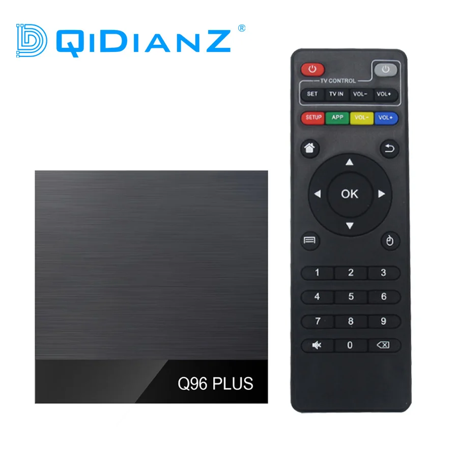 DQiDianZ Q96 Plus Smart Android 9.0 TV Box RK3318 Quad Core 4GB/32GB BT4.0 wifi Media player set top box with Voice control
DQiDianZ Q96 Plus Smart Android 9.0 TV Box RK3318 Quad Core 4GB/32GB BT4.0 wifi Media player set top box with Voice control